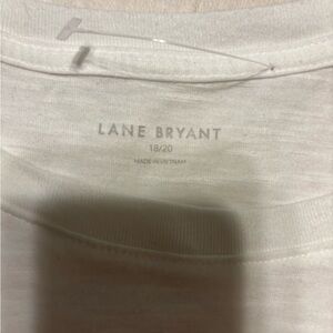 Lane Bryant White Tee 18/20 #6